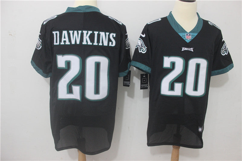 Brian Dawkins Philadelphia Eagles black Elite jersey