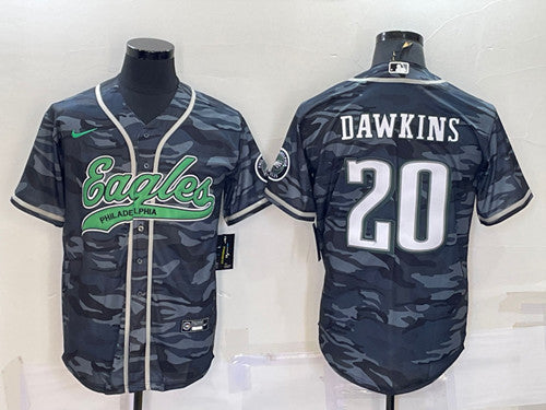 Brian Dawkins Philadelphia Eagles gray Camo jersey