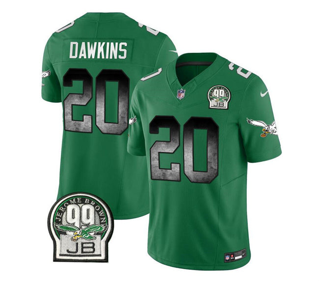 Brian Dawkins Philadelphia Eagles green FUSE jersey