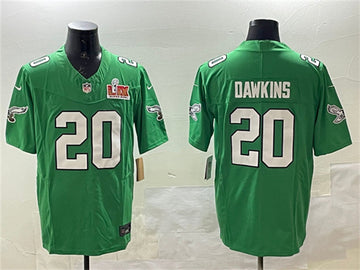 Brian Dawkins Philadelphia Eagles green FUSE jersey