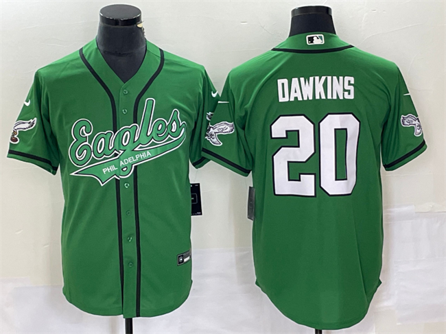 Brian Dawkins Philadelphia Eagles green jersey
