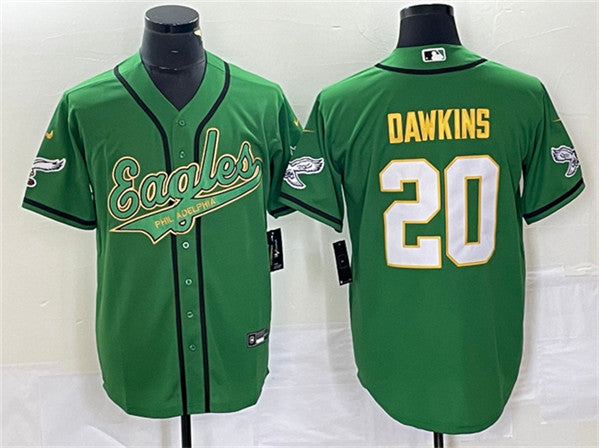 Brian Dawkins Philadelphia Eagles green jersey