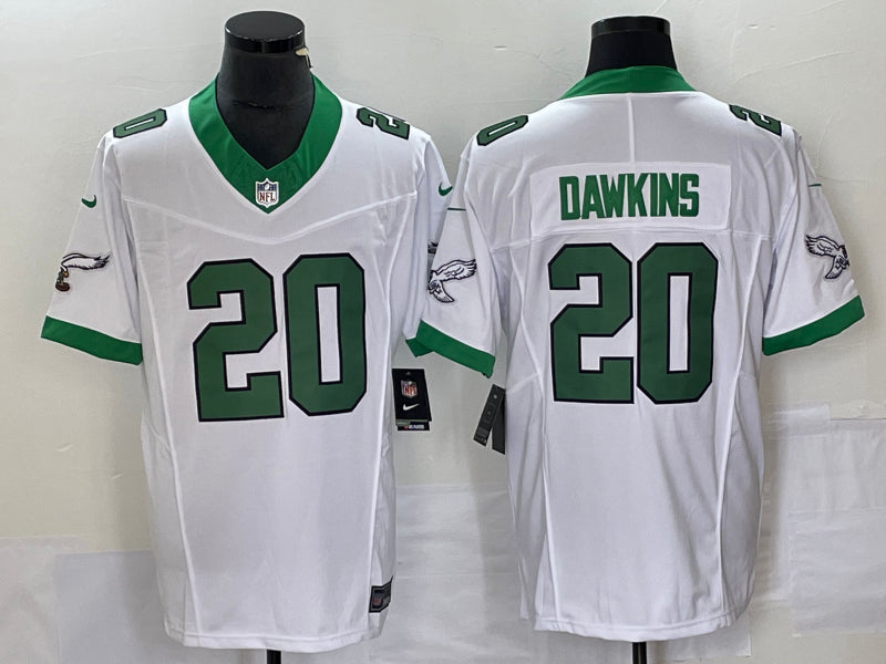Brian Dawkins Philadelphia Eagles white FUSE jersey
