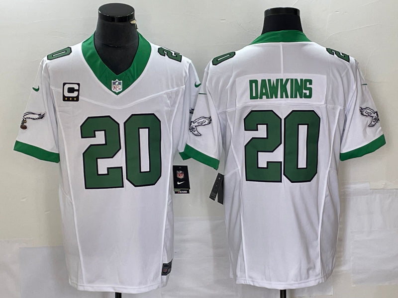 Brian Dawkins Philadelphia Eagles white FUSE jersey