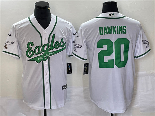 Brian Dawkins Philadelphia Eagles white jersey