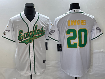 Brian Dawkins Philadelphia Eagles white jersey