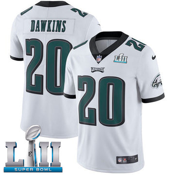 Brian Dawkins Philadelphia Eagles white Game jersey