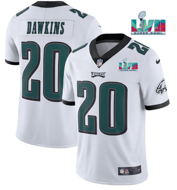 Brian Dawkins Philadelphia Eagles white jersey