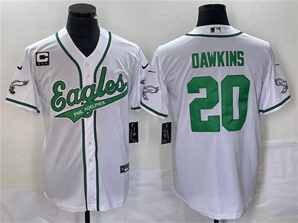 Brian Dawkins Philadelphia Eagles white jersey