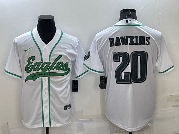 Brian Dawkins Philadelphia Eagles white jersey