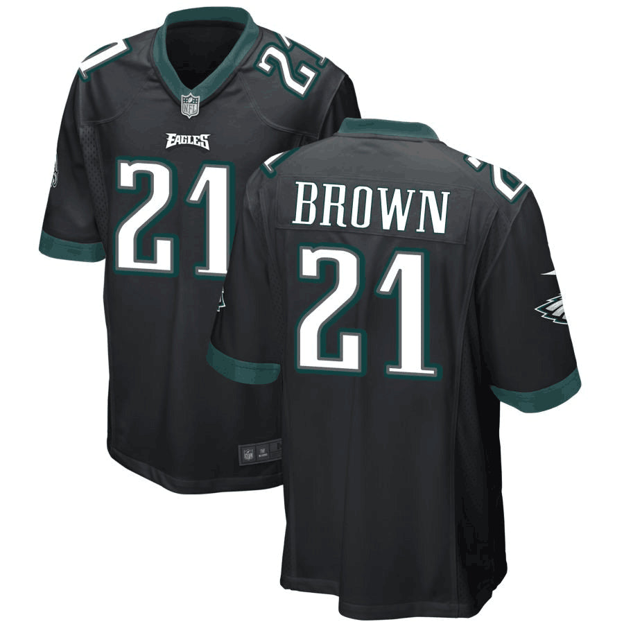 Sydney Brown Philadelphia Eagles black Game jersey