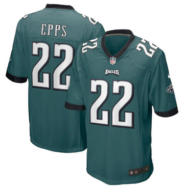 Marcus Epps Philadelphia Eagles green Game jersey
