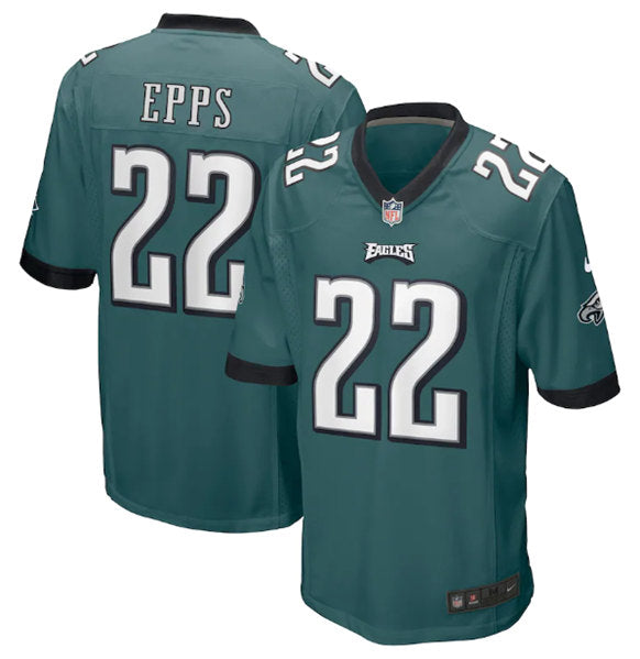 Marcus Epps Philadelphia Eagles green Game jersey