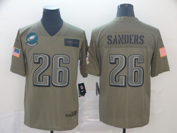 Miles Sanders Philadelphia Eagles camo Salute To Service jersey