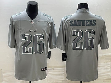 Miles Sanders Philadelphia Eagles gray Fashion jersey