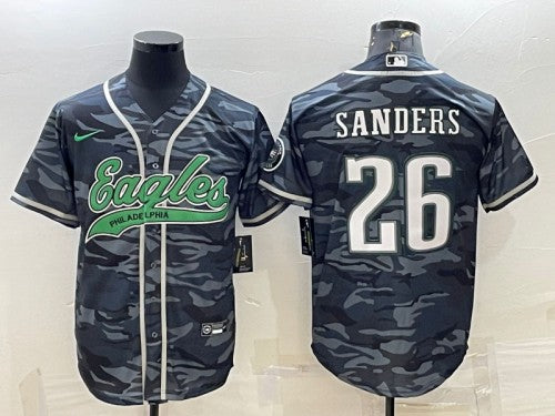 Miles Sanders Philadelphia Eagles gray Camo jersey