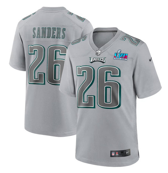 Miles Sanders Philadelphia Eagles gray Game jersey