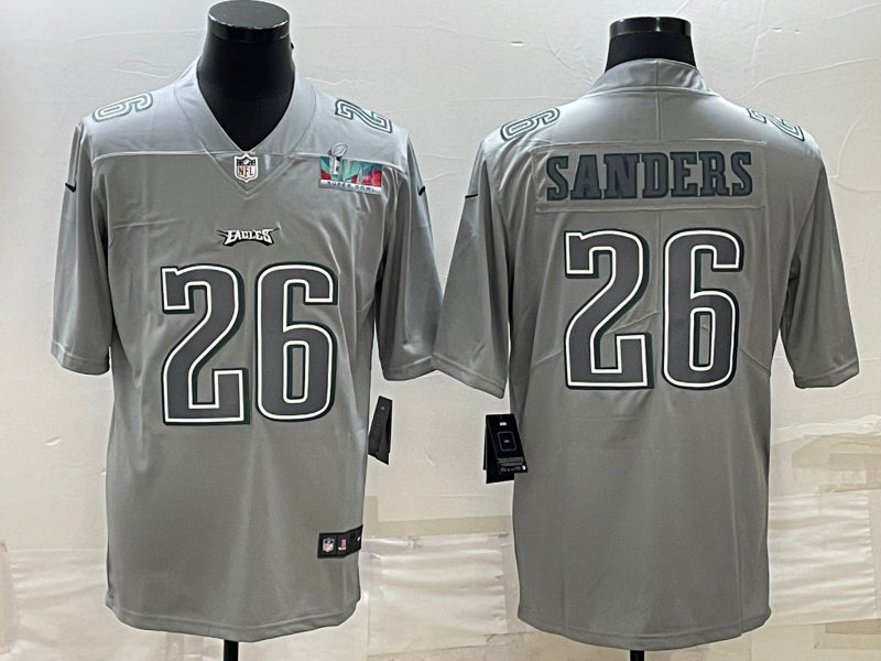 Miles Sanders Philadelphia Eagles gray Fashion jersey