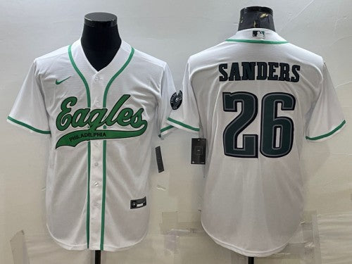 Miles Sanders Philadelphia Eagles white jersey