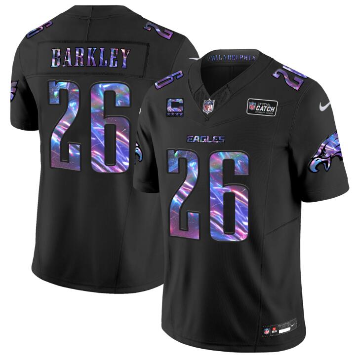 Saquon Barkley Philadelphia Eagles camo Salute To Service jersey