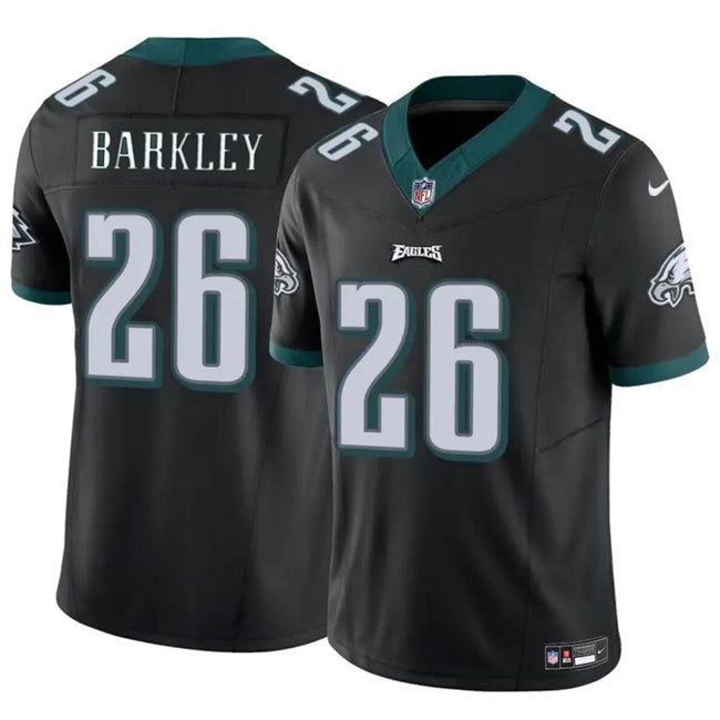 Saquon Barkley Philadelphia Eagles black FUSE jersey