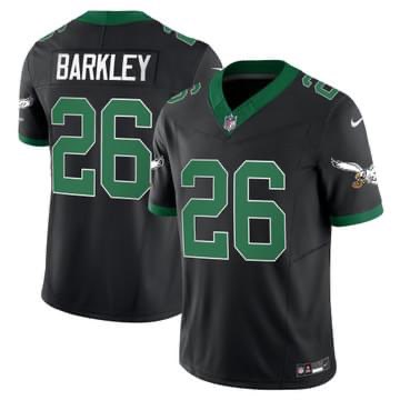 Saquon Barkley Philadelphia Eagles black FUSE jersey