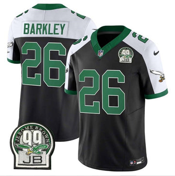 Saquon Barkley Philadelphia Eagles black FUSE jersey