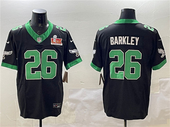Saquon Barkley Philadelphia Eagles black FUSE jersey