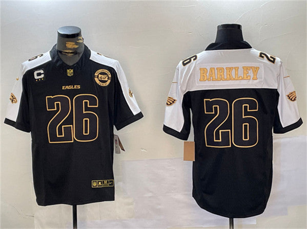 Saquon Barkley Philadelphia Eagles black FUSE jersey