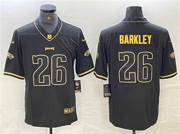 Saquon Barkley Philadelphia Eagles black jersey