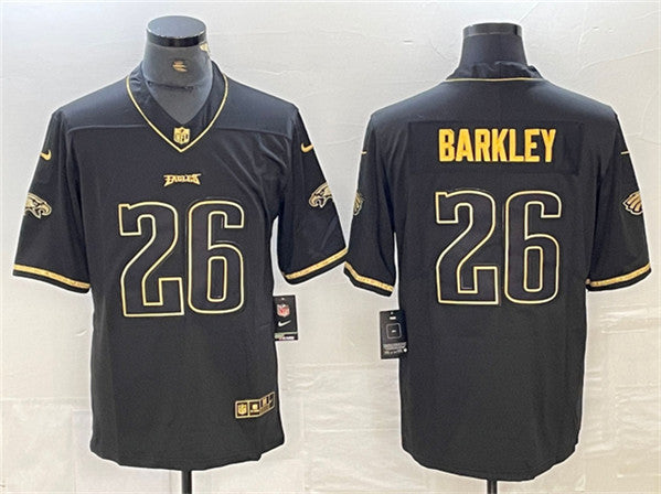 Saquon Barkley Philadelphia Eagles black jersey