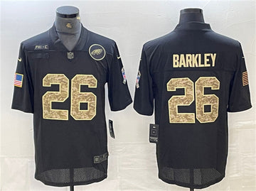 Saquon Barkley Philadelphia Eagles camo Salute To Service jersey