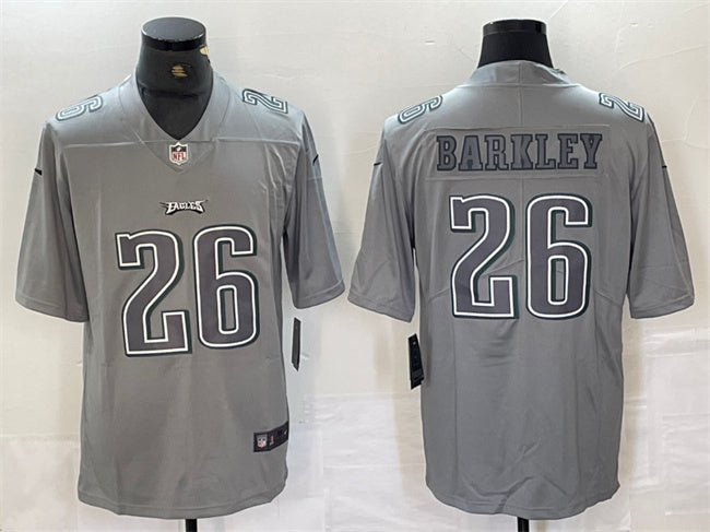Saquon Barkley Philadelphia Eagles gray Fashion jersey