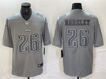 Saquon Barkley Philadelphia Eagles gray Fashion jersey