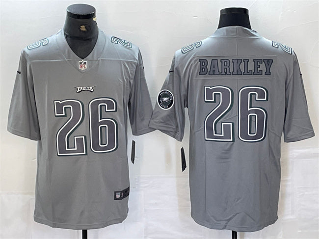 Saquon Barkley Philadelphia Eagles gray Fashion jersey