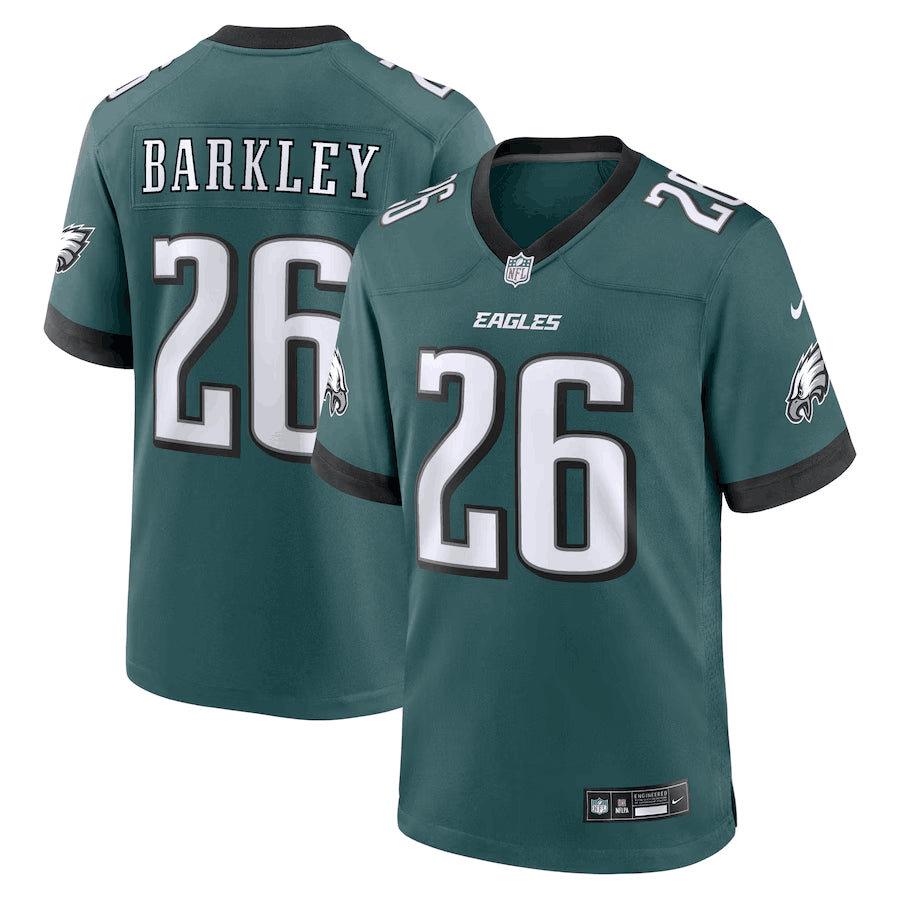 Saquon Barkley Philadelphia Eagles green Game jersey