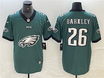 Saquon Barkley Philadelphia Eagles green jersey