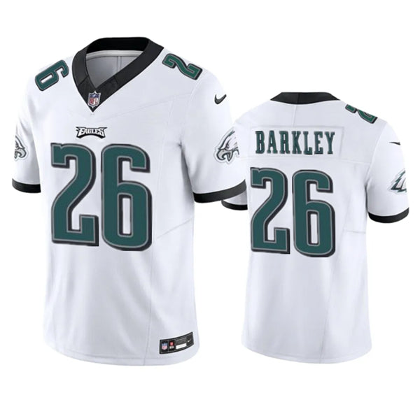 Saquon Barkley Philadelphia Eagles white FUSE jersey