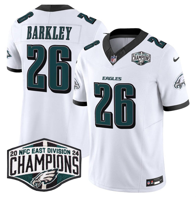 Saquon Barkley Philadelphia Eagles white FUSE jersey