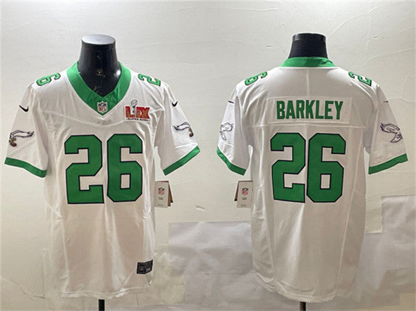Saquon Barkley Philadelphia Eagles white FUSE jersey