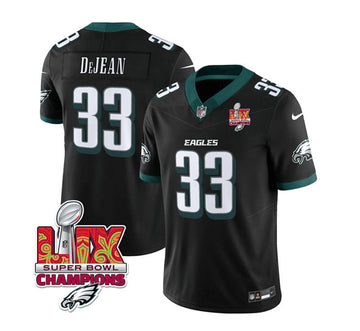 Cooper DeJean Philadelphia Eagles black FUSE jersey