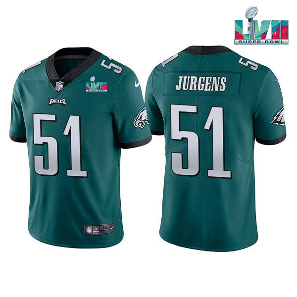 Cam Jurgens Philadelphia Eagles green jersey