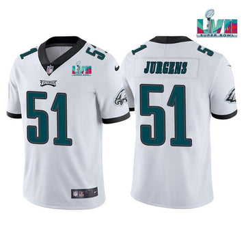 Cam Jurgens Philadelphia Eagles white jersey