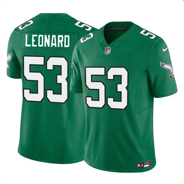 Shaquille Leonard Philadelphia Eagles green FUSE jersey