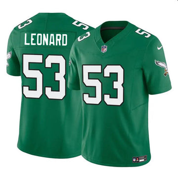 Shaquille Leonard Philadelphia Eagles green FUSE jersey