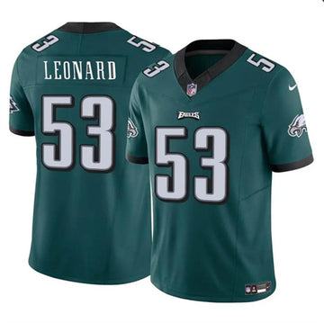Shaquille Leonard Philadelphia Eagles green FUSE jersey
