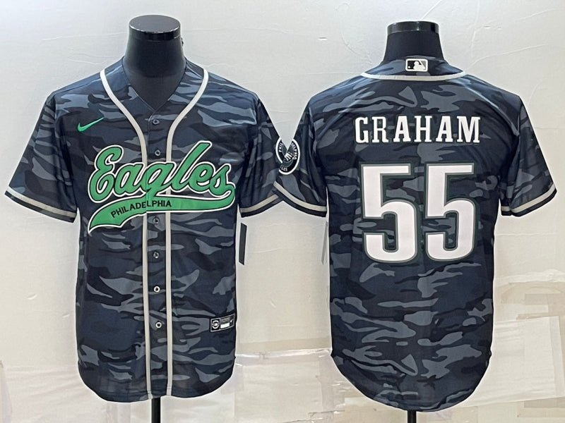 Brandon Graham Philadelphia Eagles gray Camo jersey