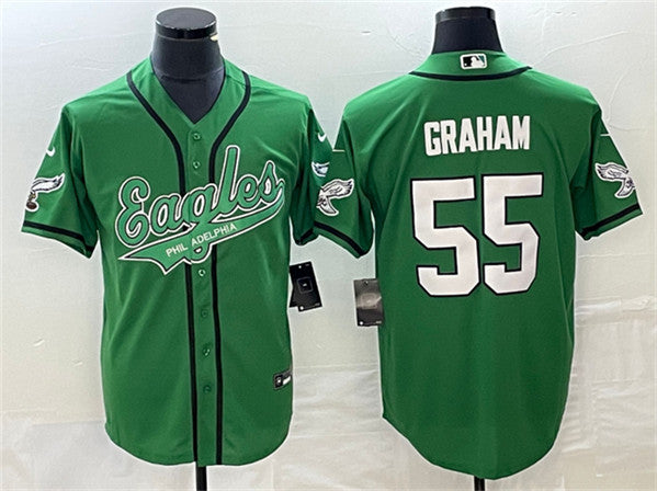 Brandon Graham Philadelphia Eagles green jersey