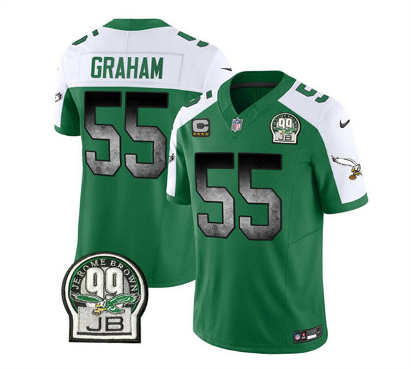 Brandon Graham Philadelphia Eagles green-white FUSE jersey