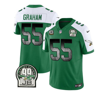 Brandon Graham Philadelphia Eagles green-white FUSE jersey